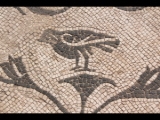 06564 ostia - regio iv - insula v - schola del traiano (iv,v,15) and domus (iv,v,16) - raum p - mosaik - detail - vogel.jpg